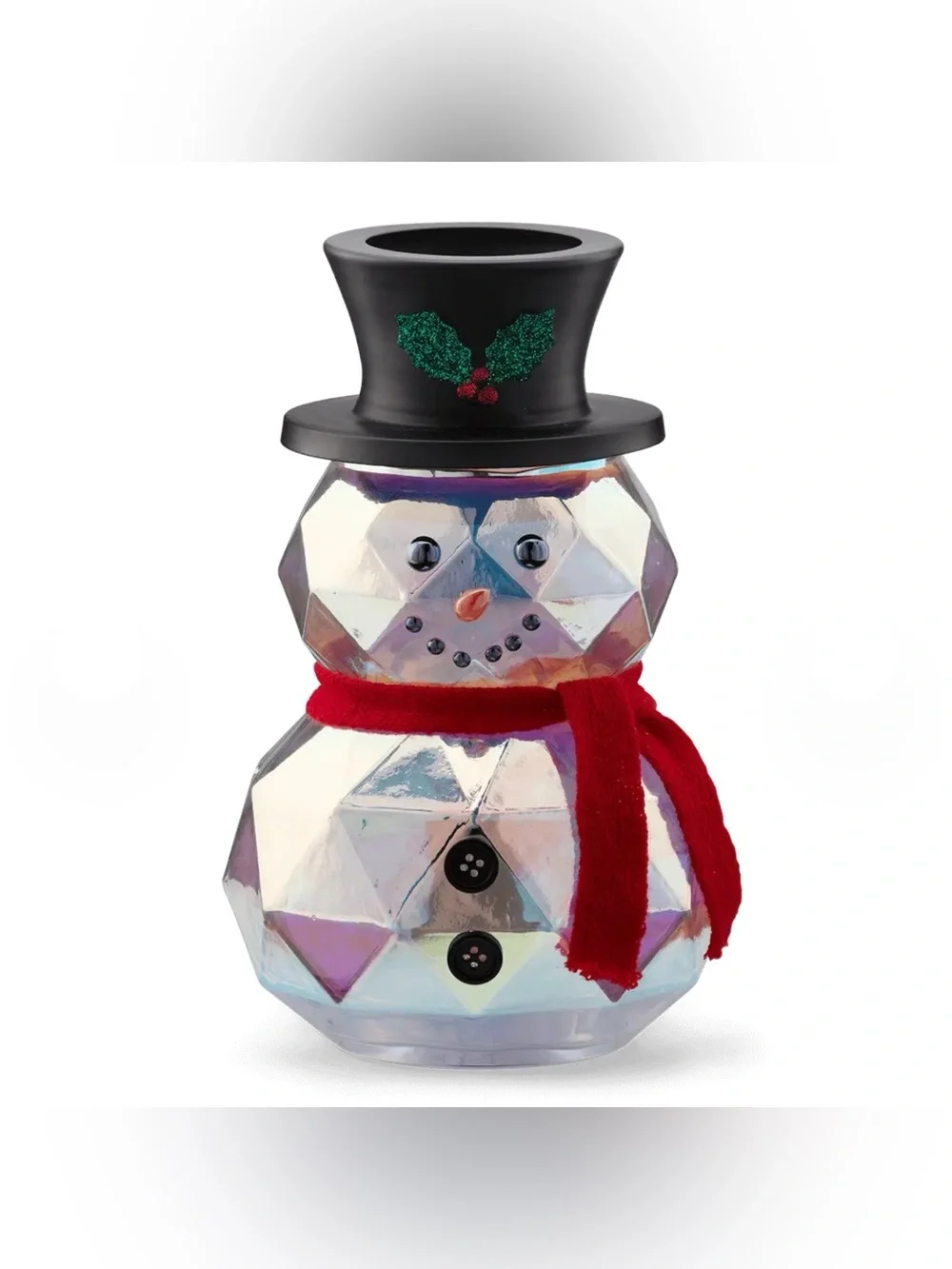 ✨🆕 NIB Iridescent Scentsy Snow Stopper Prismatic Snowman Warmer